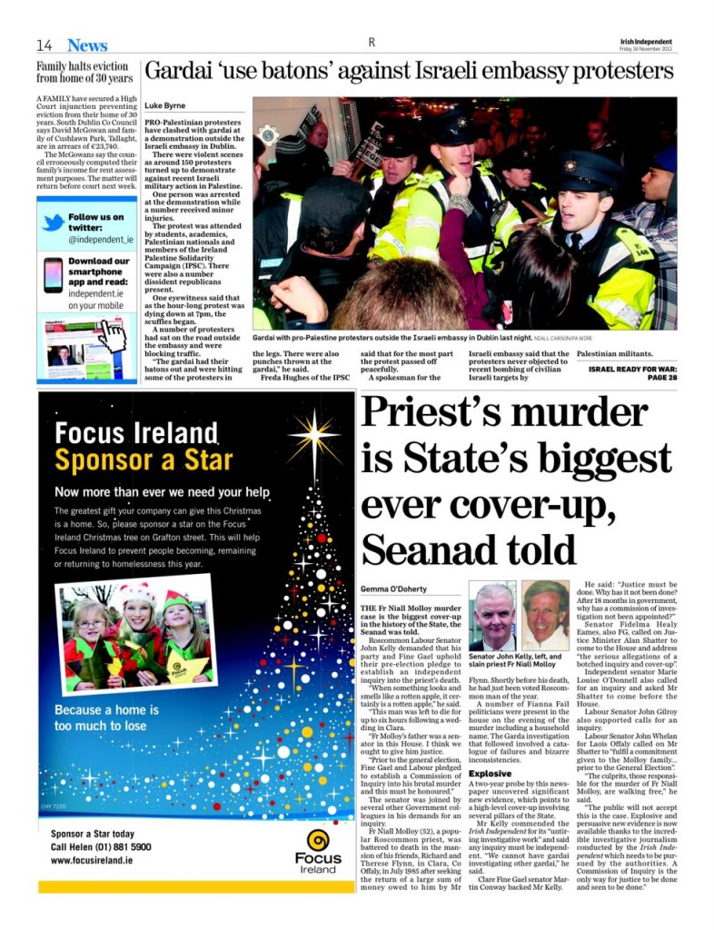 Fr Molloy states biggest cover up 2 Gemma O'Doherty