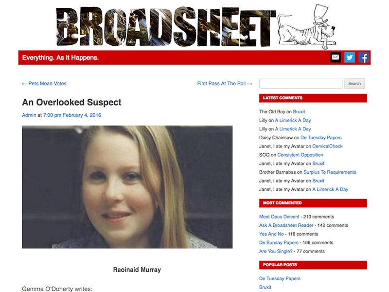 An overlooked suspect An overlooked suspect