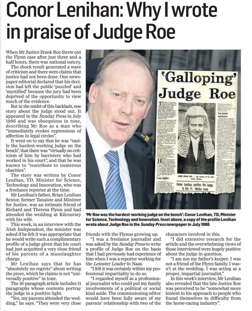 Fr Molloy Conor Lenihan praise of Judge Roe Gemma ODoherty 831x1024 1