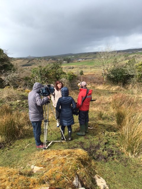 Mary Boyle filming Ann Doherty 2 rotated