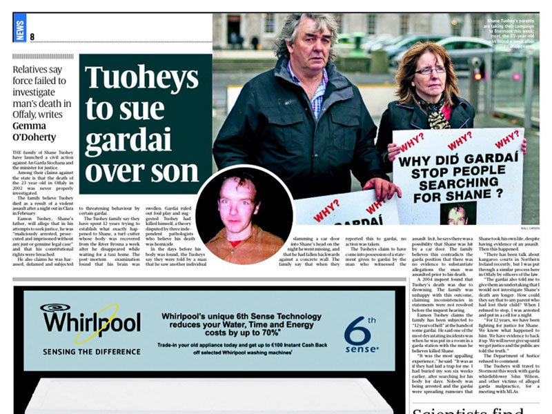 Shane Tuohey Investigation 1 2