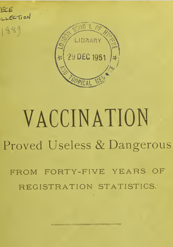 Screenshot 2024 09 28 at 21 53 10 Forty five years of registration statistics proving vaccination to be both useless and dangerous  In two parts    By Alfred R  Wallace b2136140x pdf 600x854 1