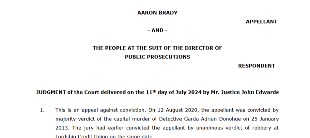 Screenshot 2026 10 07 at 11 45 13 Aaron Brady Appeal Court Decision Gemma ODoherty Investigative Journalist Ireland 1024x456
