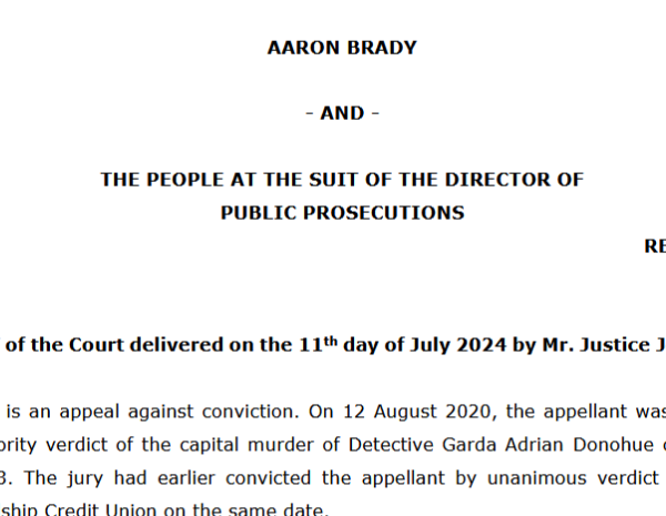 Screenshot 2026 10 07 at 11 45 13 Aaron Brady Appeal Court Decision Gemma ODoherty Investigative Journalist Ireland 600x465